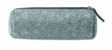 Logo trade promotional gifts image of: Felt zippered pencil case