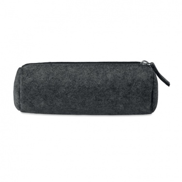 Logo trade promotional products image of: Felt zippered pencil case