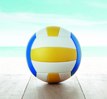 Logo trade promotional items image of: Volleyball in matt PVC
