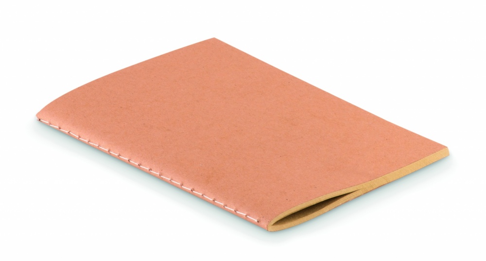 Logo trade promotional gift photo of: A6 recycled notebook 80 plain