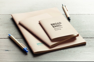 Logotrade promotional merchandise photo of: A6 recycled notebook 80 plain