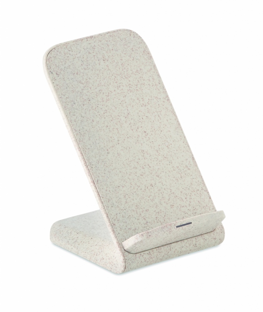 Logotrade promotional item image of: Wheat straw/ABS charger std10W