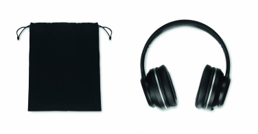 Logo trade advertising product photo of: ANC headphone and pouch