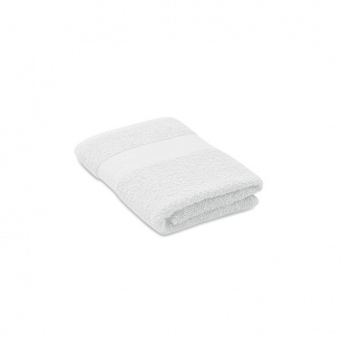 Logo trade promotional merchandise image of: Towel organic cotton 100x50cm