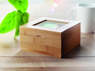 Logo trade promotional products picture of: Bamboo tea box