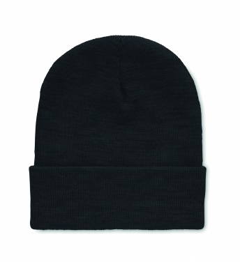 Logo trade promotional items picture of: Beanie in RPET with cuff