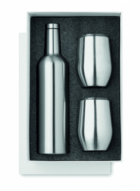 Logo trade promotional products picture of: Double walled bottle & mug set