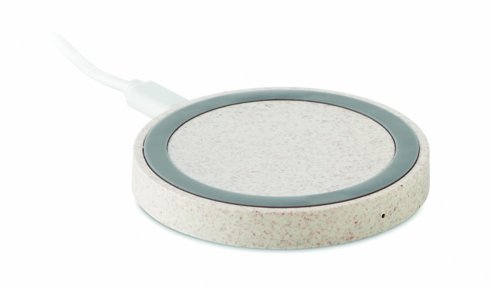 Logo trade promotional product photo of: Wheat straw/ABS charger 5W