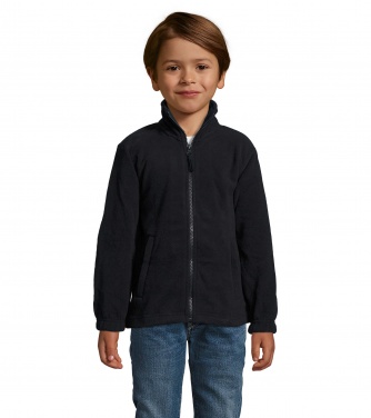 Logo trade promotional items picture of: NORTH KIDS FLEECE JACKET