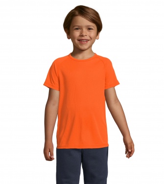 Logo trade promotional giveaways image of: SPORTY KIDS T-SHIRT SPORT