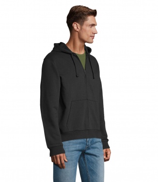 Logo trade promotional merchandise picture of: SPIKE MEN ZIP HOODIE SWEAT