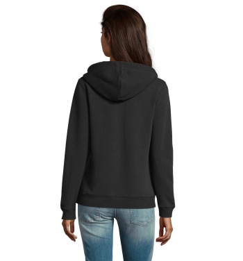 Logotrade promotional merchandise image of: SPIKE WOMEN ZIP HOOD SWEAT