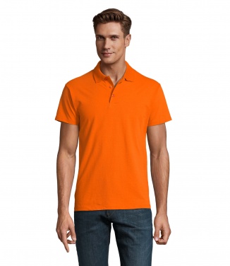 Logo trade promotional giveaways image of: SPRING II MEN Polo 210g