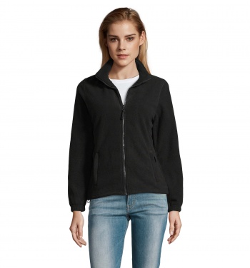 Logo trade promotional giveaway photo of: NORTH WOMEN ZIPPED FLEECE