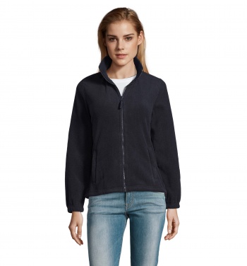 Logo trade promotional giveaways image of: NORTH WOMEN ZIPPED FLEECE