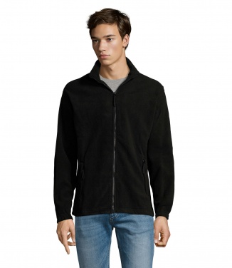 Logo trade promotional merchandise picture of: NORTH Zipped Fleece Jacket