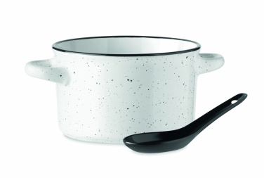 Logo trade promotional products image of: Ceramic vintage bowl 550 ml