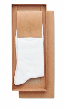 Logo trade advertising products picture of: Pair of socks in gift box L