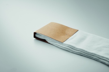Logo trade advertising product photo of: Pair of socks in gift box L