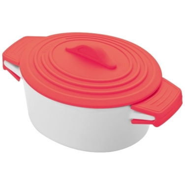 Logotrade business gifts photo of: Porcelain pot with silicone lid DELHI