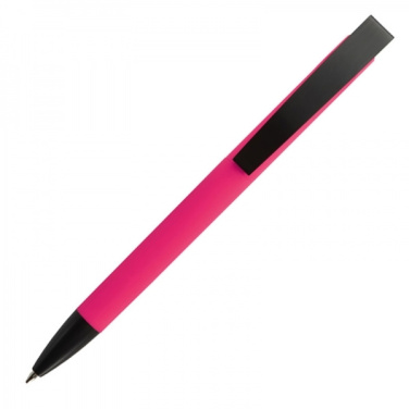 Logotrade promotional gifts photo of: Metal ballpen soft touch BRESCIA