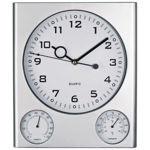 Logotrade promotional item image of: Plastic wall clock DEN HAAG