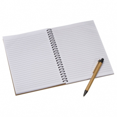 Logo trade promotional merchandise photo of: A5 ECO Notepad KENTWOOD