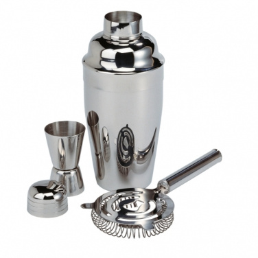 Logotrade business gifts photo of: Metal cocktail set, 3-piece MESSINA