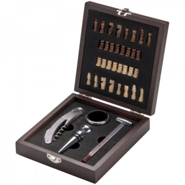 Logotrade advertising product picture of: Chess wine set SAN GIMIGNANO
