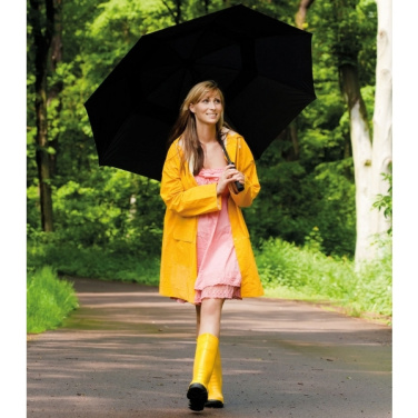 Logo trade business gift photo of: XL storm umbrella HURRICAN