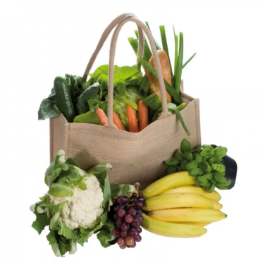 Logo trade promotional merchandise picture of: Jute bag, big HANNOVER