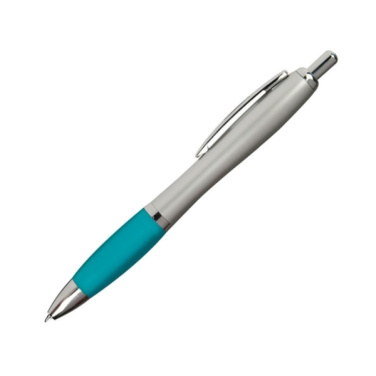 Logo trade business gifts image of: Plastic ballpen ST. PETERSBURG