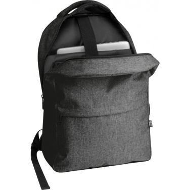 Logo trade corporate gifts image of: rPET backpack RIMINI