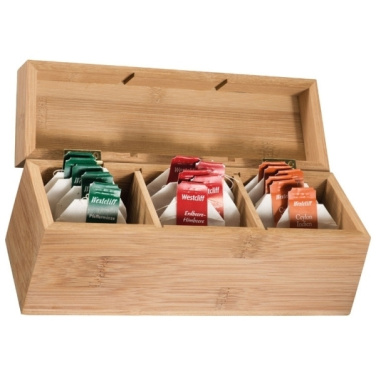 Logo trade promotional giveaways image of: Tea box DAMASKUS