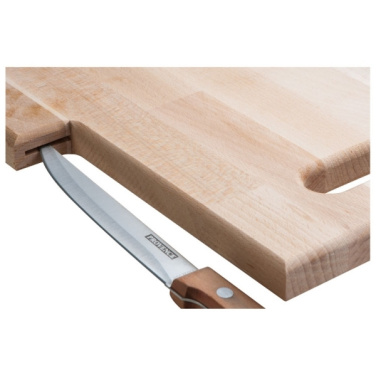 Logo trade corporate gifts picture of: Wooden board with knife LIZZANO