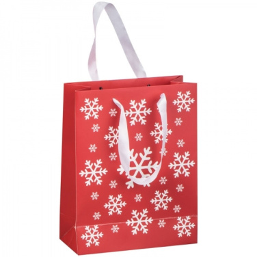 Logo trade corporate gifts picture of: Small Christmas paper bag BASEL