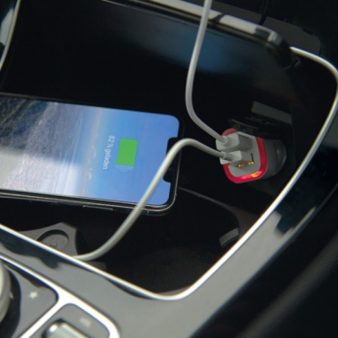 Logo trade corporate gifts picture of: USB charging adapter KFZ FRUIT