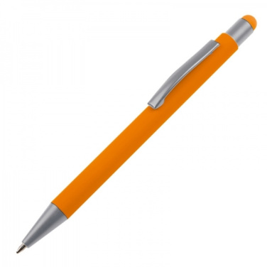 Logotrade advertising product picture of: Metal ballpen touch pen soft touch SALT LAKE CITY