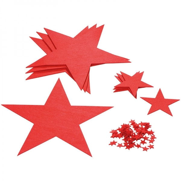 Logotrade promotional items photo of: Felt star set KARLSTAD