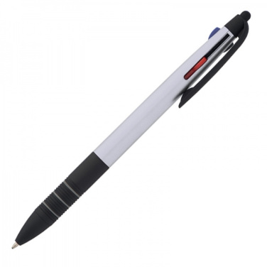 Logo trade corporate gifts image of: Plastic ballpen 3in1 BOGOTA
