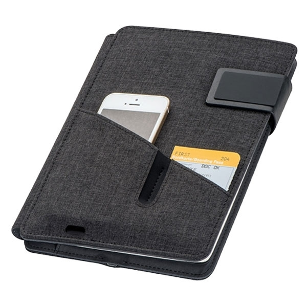 Logo trade corporate gift photo of: Power bank folder Leno