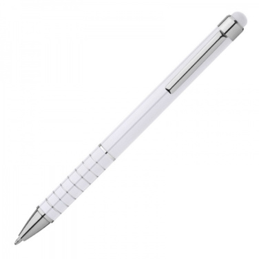 Logotrade promotional products photo of: Metal ballpen with touch pen LUEBO