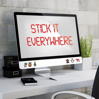 Logo trade corporate gifts image of: Christmas sticker (single pc) TORONTO