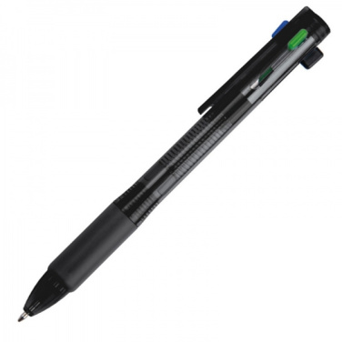 Logo trade promotional items picture of: Plastic ballpen 4in1 NEAPEL