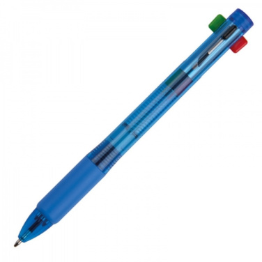 Logotrade advertising product image of: Plastic ballpen 4in1 NEAPEL