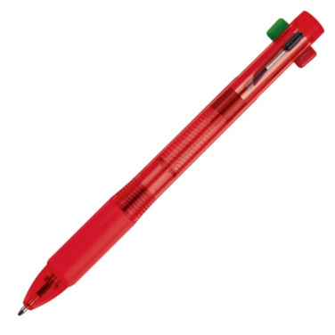 Logotrade promotional giveaways photo of: Plastic ballpen 4in1 NEAPEL
