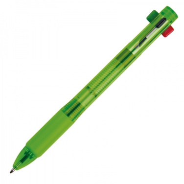 Logotrade promotional gift image of: Plastic ballpen 4in1 NEAPEL
