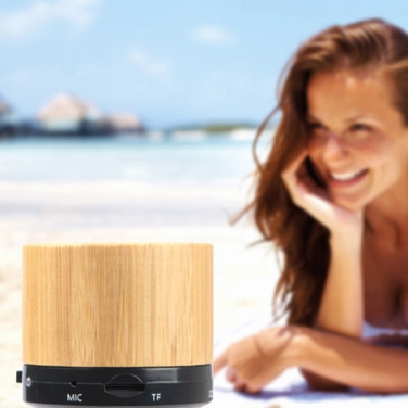 Logotrade promotional merchandise photo of: Bamboo bluetooth speaker FLEEDWOOD