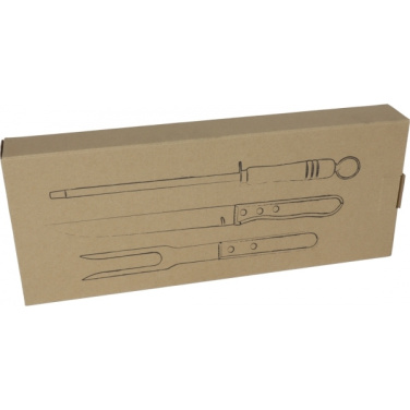 Logo trade promotional merchandise image of: Carving knife and fork SYDNEY