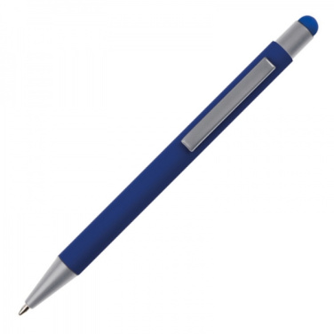 Logotrade business gift image of: Metal ballpen touch pen soft touch SALT LAKE CITY